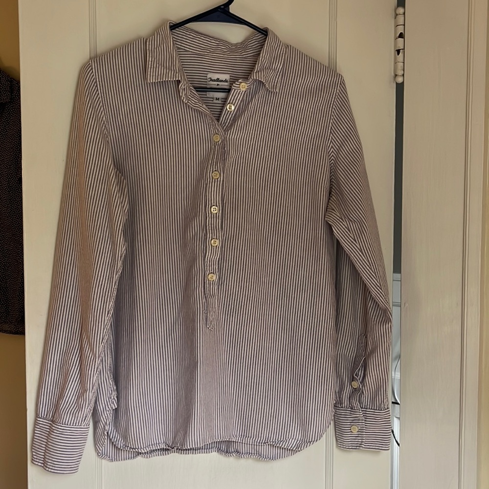 Tradlands x The Reed striped popover